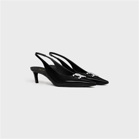 celine triomphe slingback